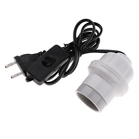 EU-plug E27 Heat Basking Lamp Holder Reptile Infrared Heater Light Socket