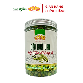 Đậu Hà Lan Sấy Giòn Không Vị O'Casso. Ăn liền hoặc lắc vị ưa thích hộp 300g