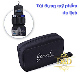 Túi chống thấm đựng vật dụng cá nhân du lịch, chơi thể thao Etravel - Lớn (29x19x11cm) - Đen