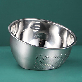 Stainless Steel Kitchen Colander Strainer Colander for Carrots Tomatoes Meat