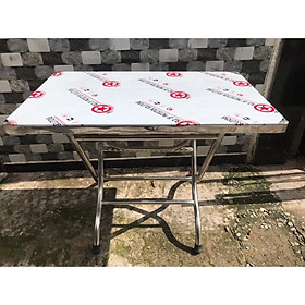 Mua Bàn chữ nhật inox giá xưởng sản xuất kích thước 60*100 bảo hành 2 năm