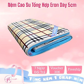 Mua Nệm cao su trải sàn 3 lớp Eron Đủ Size - Êm ái và thoáng mát cao ( Giao màu ngẫu nhiên )