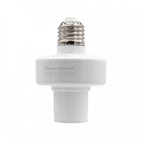 Đui Đèn Wifi Điều Khiển Từ Xa Sonoff Slampher RF E27