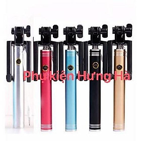 Mua Gậy Chụp Hình  Gậy Tự Sướng Cán Nhôm cao cấp dùng cho các máy zắc cắm 3.5mmm được chọn màu