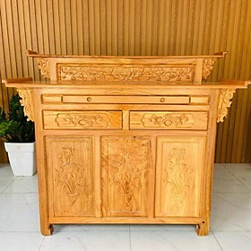 Mua Bàn Thờ Gỗ Gõ Đỏ 2 Tầng  Cao Cấp  bàn thờ gia tiên  có hộc để đồ