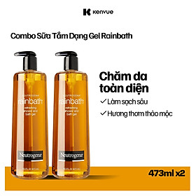 Bộ 2 chai Sữa tắm dạng gel Neutrogena Rainbath Original refreshing shower and bath gel 473ml/chai