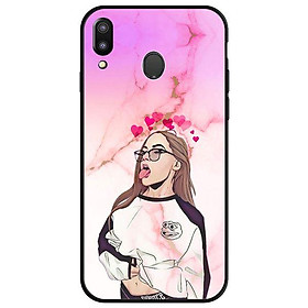 Ốp lưng dành cho điện thoại Samsung Galaxy M20 - Girl Pink