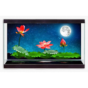 Mua Tranh phông nền dán hồ cá  bể thủy sinh 2 mặt lưng và đáy Aqua_072
