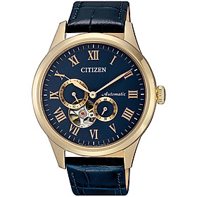 Đồng Hồ Nam Citizen Dây Da NP1023-17L - Mặt Xanh (Sapphire)