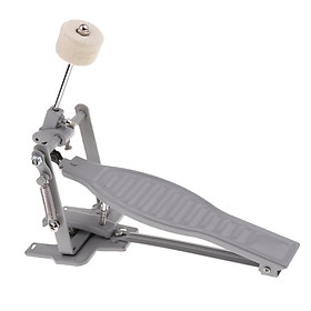 Single Spring Bass Drum Pedal with Drum Wool Beater for Children Gift