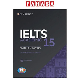 Sách - Sách Cambridge Ielts 15 Academic With Answers - General Training With Answers (Savina) (Kèm Audio)