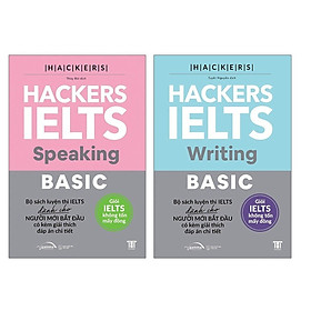 Hình ảnh Combo Hackers IELTS Basic - Speaking + Hackers IELTS Basic - Writing