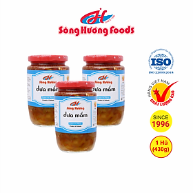 3 Hũ Dưa Mắm Sông Hương Foods Hũ 430g