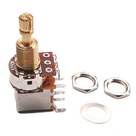 2X Push Pull Pot/Switch Potentionmeter Electric Guitar Volume Golden A250K