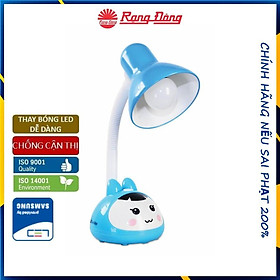 Mua Đèn Bàn Chống Cận Rạng Đông RD-RL 27.LED 5W  7W Đổi 3 Màu - Hàng chính hãng - Màu Xanh