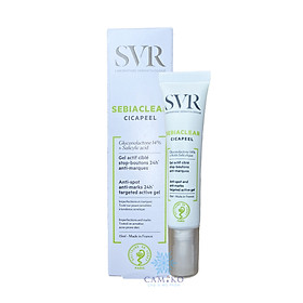 Gel làm giảm mụn svr sebiaclear cicapeel tuýp 15ml - sci