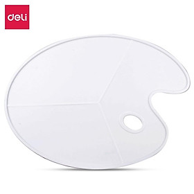 Khay pha màu 3 / 12 ngăn Deli - Có lỗ xỏ tay - 1 khay- 3 ngăn / 12 ngăn - 68301 / 68300