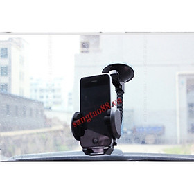 Mua Giá đỡ điện thoại trên ô tô chất liệu nhựa ABS bền  dẻo điều chỉnh được chiều cao đa năng V3 (Tặng gương cầu lồi mini gắn gương chiếu hậu ô tô)