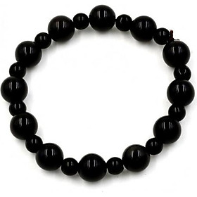 Vòng tay chuỗi hạt thạch anh đen 10 ly MSA103