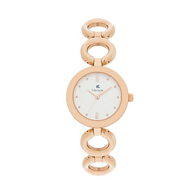 Đồng hồ đeo tay nữ hiệu venice c2958slxvisv