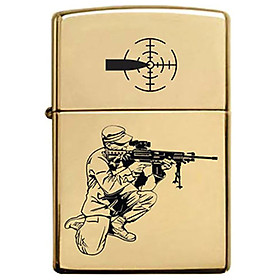 Bật Lửa Zippo 254B Khắc Hình Độc Đáo