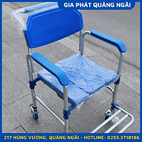 GHẾ BÔ VỆ SINH ĐA NĂNG GBM-017 KHUNG NHÔM CAO CẤP DÙNG NHƯ GHẾ TẮM, GHẾ NGỒI, XE LĂN