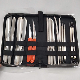 Mua Bộ 15 Món khắc rau củ quả - bộ dao  Móc tỉa hoa quả chuyên dụng đa năng: Tỉa Thú   Rồng  Phụng...