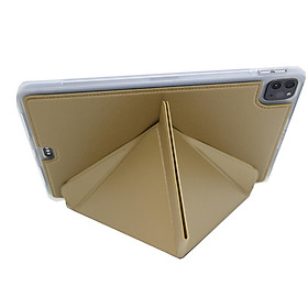 Bao Da Cao Cấp Dành Cho iPad Pro 11 inch M4 2024 Chính Hãng Onjess Lưng Silicon Chống Sốc, Gấp Dựng Đứng Và Ngang Tiện Lợi - Hàng Chính Hãng