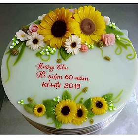 Mua Khuôn silicon 3d - 4d làm bánh Hoa Hướng Dương xòe đại đẹp