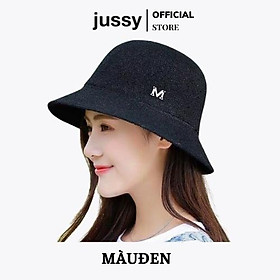 Mũ Len Chữ M Jussy Fashion Kiểu Dáng Nón Cói Đi Biển Nhiều Màu Đẹp Chất Len Đan Dày Nhiều Màu