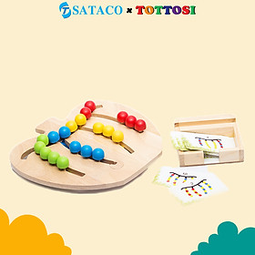 Táo dò đường đồ chơi luyện tập quan sát, trí tuệ cho trẻ nhỏ, đồ chơi dành cho bé 3 tuổi trở lên