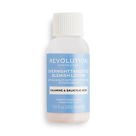 Chấm mụn BHA Revolution Overnight Targeted Blemish Lotion Calamine & Salicylic Acid 30ml
