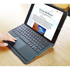 Bao da iPad 10.2 inch kèm bàn phím bluetooth có bàn di chuột Magic