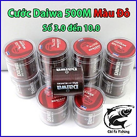 Dây Cước Câu Cá Siêu Bền Daiwa Justron Dài 500m Có Đủ Size - 500m