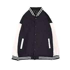 Áo Khoác BOMBER DÙ 2 LỚP BASIC TRƠN Form Rộng Ulzzang Nam Nữ Unisex