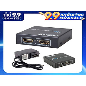Mua Bộ Chia HDMI 1 ngõ vào ra 2 ngõ  Cho Màn Hình Kép - Vỏ sắt