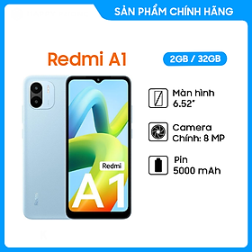 Mua Điện thoại Redmi A1 (2GB/32GB) | Điện Thoại Giá Rẻ Mới 100%  Nguyên Seal Bảo hành 12 tháng | Điện Thoại Gaming Pin khủng 5000 mAh - 2 Sim