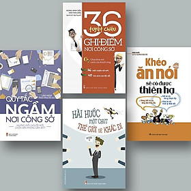 Sách: Combo Nghệ Thuật Ứng Xử Nơi Công Sở (4 CUỐN QUY TẮC NGẦM+KHÉO ĂN NÓI+ HÀI HƯỚC 1 CHÚT+ 36 TUYỆT CHIÊU)