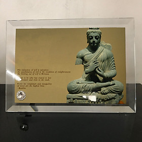 Nơi bán Khung hình thủy tinh 13x18 in hình Buddhism - đạo phật (27)Khung hình thủy tinh để bàn trang trí đẹp chủ đề tôn giáo - Giá Từ -1đ