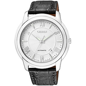 Đồng Hồ Nam Citizen Dây Da NB0030-01A - Mặt Trắng (Sapphire)