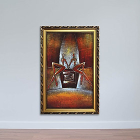 Mua Tranh Sơn Dầu Trừu Tượng Hai Cô Gái Canvas Có Viền W1143