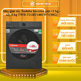 Máy Giặt Sấy Toshiba 13/8kg TWD-T21BU140UWV(MG) - HÀNG CHÍNH HÃNG - CHỈ GIAO HCM
