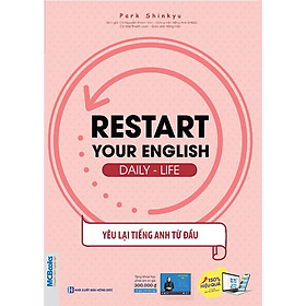 Sách - Restart Your English  - Yêu Lại Tiếng Anh Từ Đầu - Học Kèm App Online