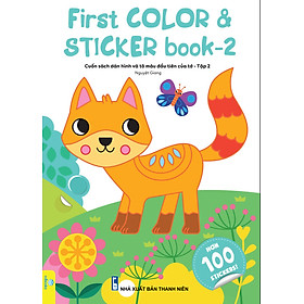 Sách - First Color & Sticker Book - Cuốn Sách Dán Hình Và Tô Màu Đầu Tiên Của Tớ - ndbooks