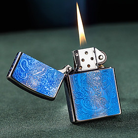 Mua Vỏ Hột Quẹt Bật Lửa Xăng Đá Zorro Z92018B Họa Tiết Rồng - Dùng Xăng Bấc Đá Cao Cấp