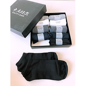 Bộ 10 đôi tất(vớ) hợp thời trang có tác dụng khử mùi hôi chân giành cho giới văn phòng, đi thông thoáng, mát mẻ, tất kéo lên đến cổ chân