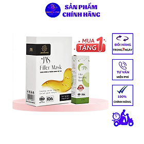 Mặt Nạ JAS FILLER MASK JASGOLD, Chống Lão Hóa Giảm Mụn Cấp Ẩm Dưỡng Da, 1 Hộp 10 Gói Tặng 1 Hộp 5 Mặt Nạ Ngủ