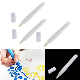 3x Waterproof Acrylic Paint Markers Pen for Glass,Metal, Wood,Ceramic,Fabric