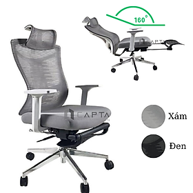 Mua Ghế văn phòng ngả lưng có gác chân ngủ trưa Ghế lưới trưởng phòng cao cấp CR4323-M