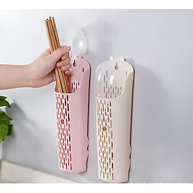 Mua Hộp đựng đũa muỗng có nắp dán tường .Nhựa Cao Cấp  Dán siêu chắc  siêu bền  chịu lực cao.
